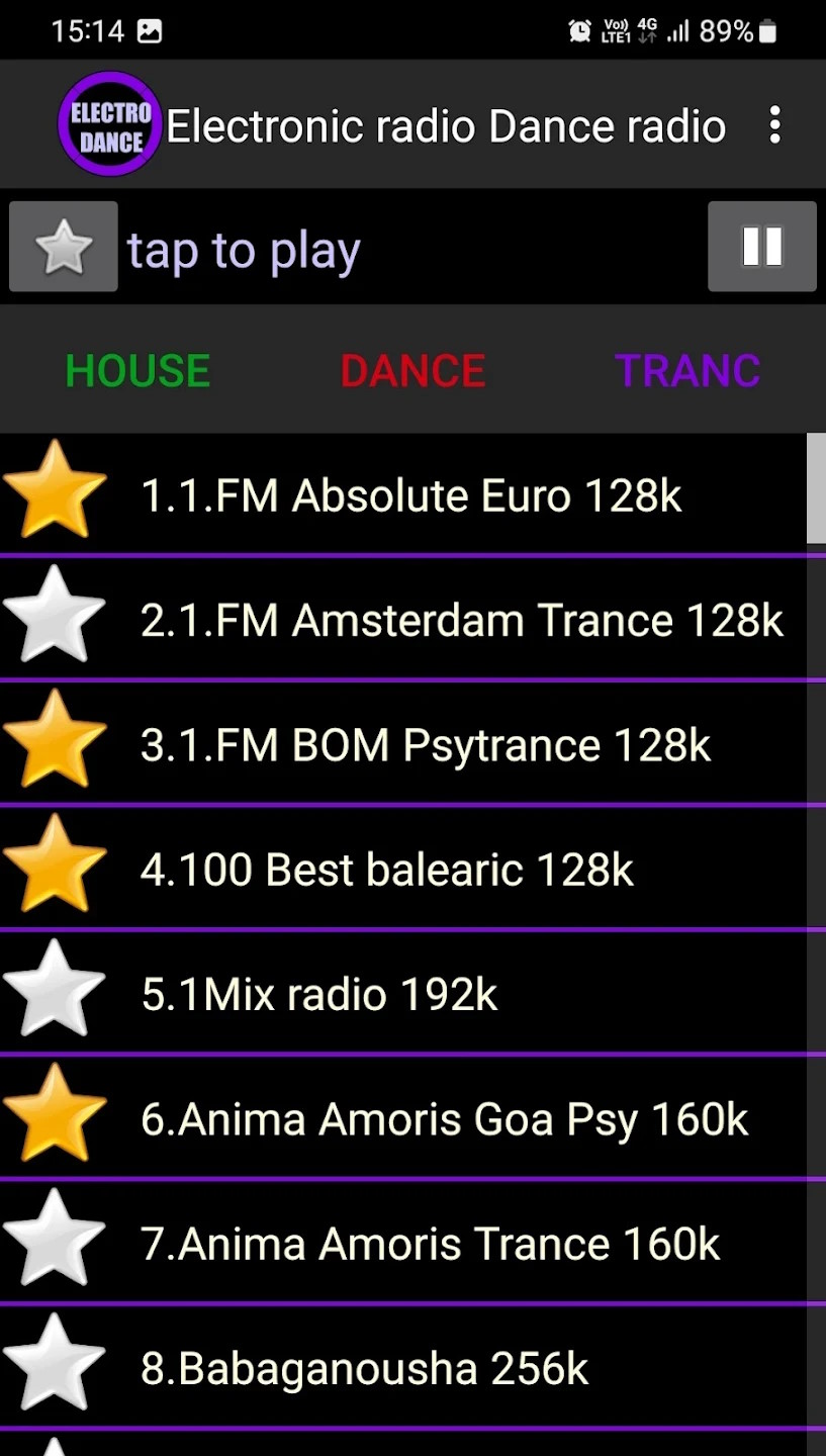 Electronic + Dance радио скачать бесплатно Развлечения на Android из  каталога RuStore от Dejanewsdos