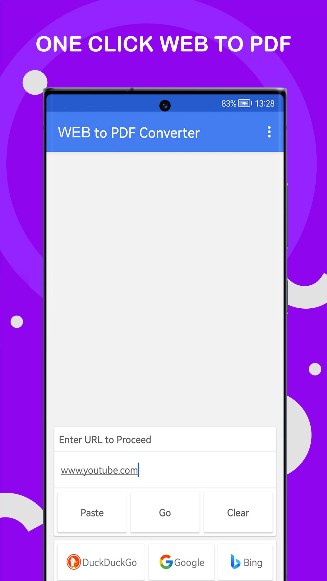 Веб в PDF - WEB To PDF скачать бесплатно Полезные инструменты на Android из  каталога RuStore от BestAppsStudio