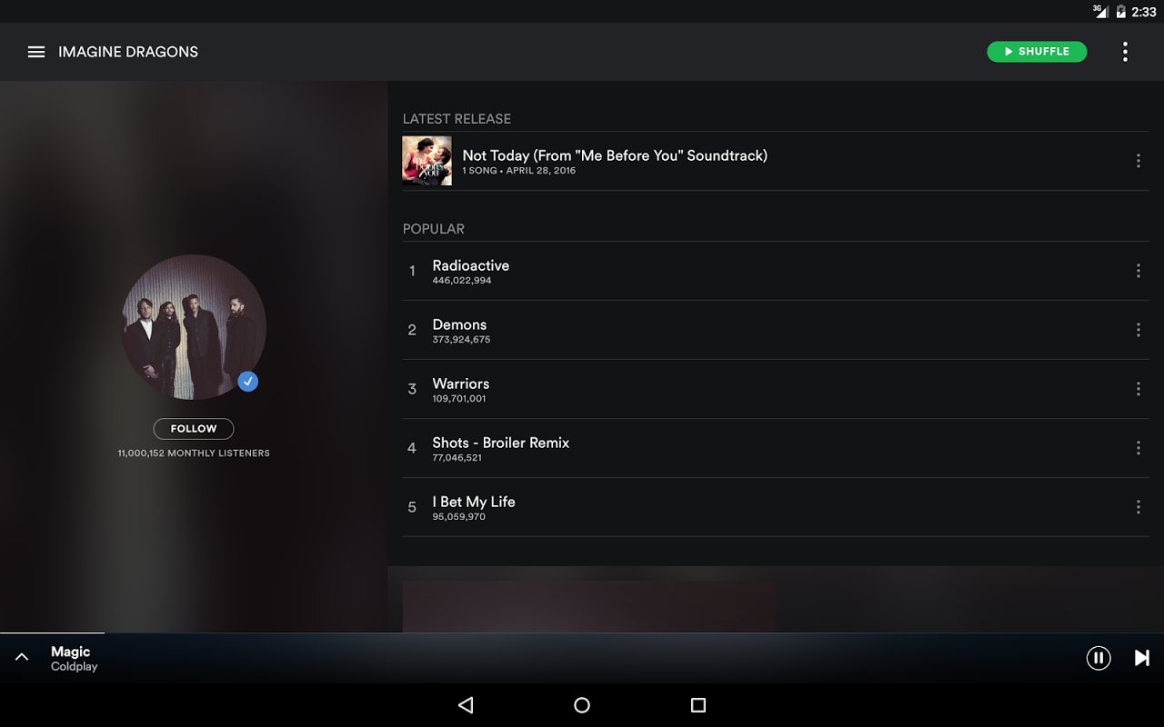 Spotify: музыка и подкасты скачать бесплатно Развлечения на Android из  каталога RuStore от Spotify Ltd.