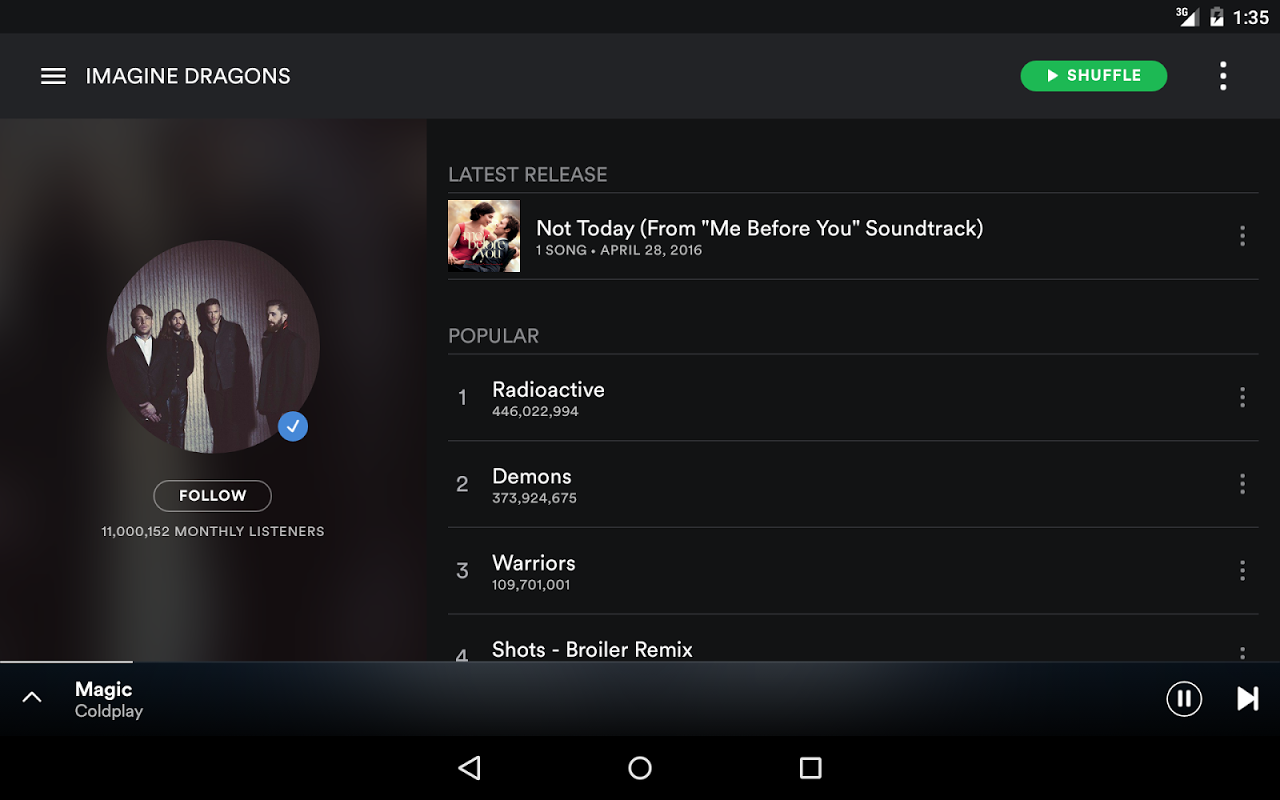 Spotify: музыка и подкасты скачать бесплатно Развлечения на Android из  каталога RuStore от Spotify Ltd.