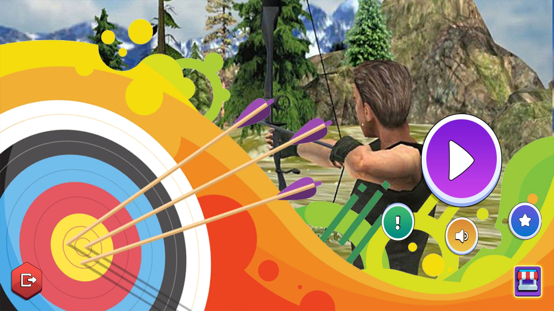 Archery Shooter 3D - Игры Стрельба из Лука скачать бесплатно Симуляторы на  Android из каталога RuStore от BestAppsStudio