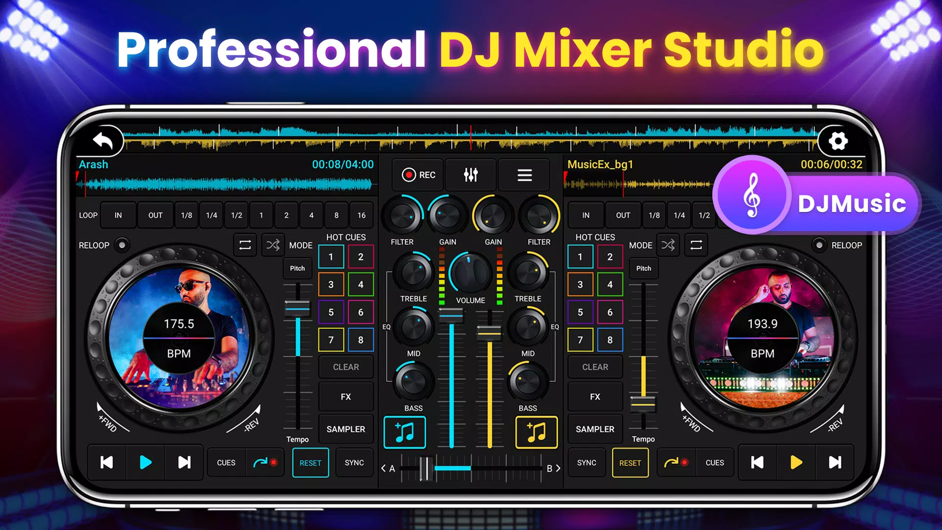 DJ Mixer Studio - DJ Music Mix скачать бесплатно Развлечения на Android из  каталога RuStore от Mobile_V5