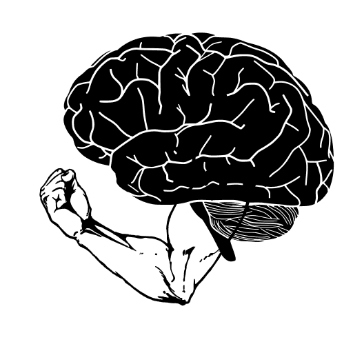 Brain 23. Мозг силуэт.