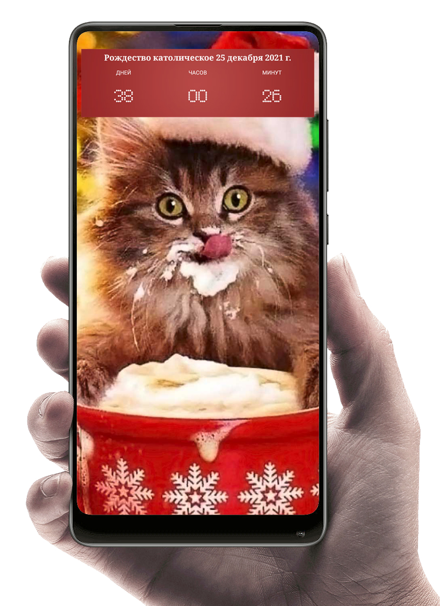 Таймер Нового Года виджет скачать бесплатно Полезные инструменты на Android  из каталога RuStore от Панферов Алексей Владимирович