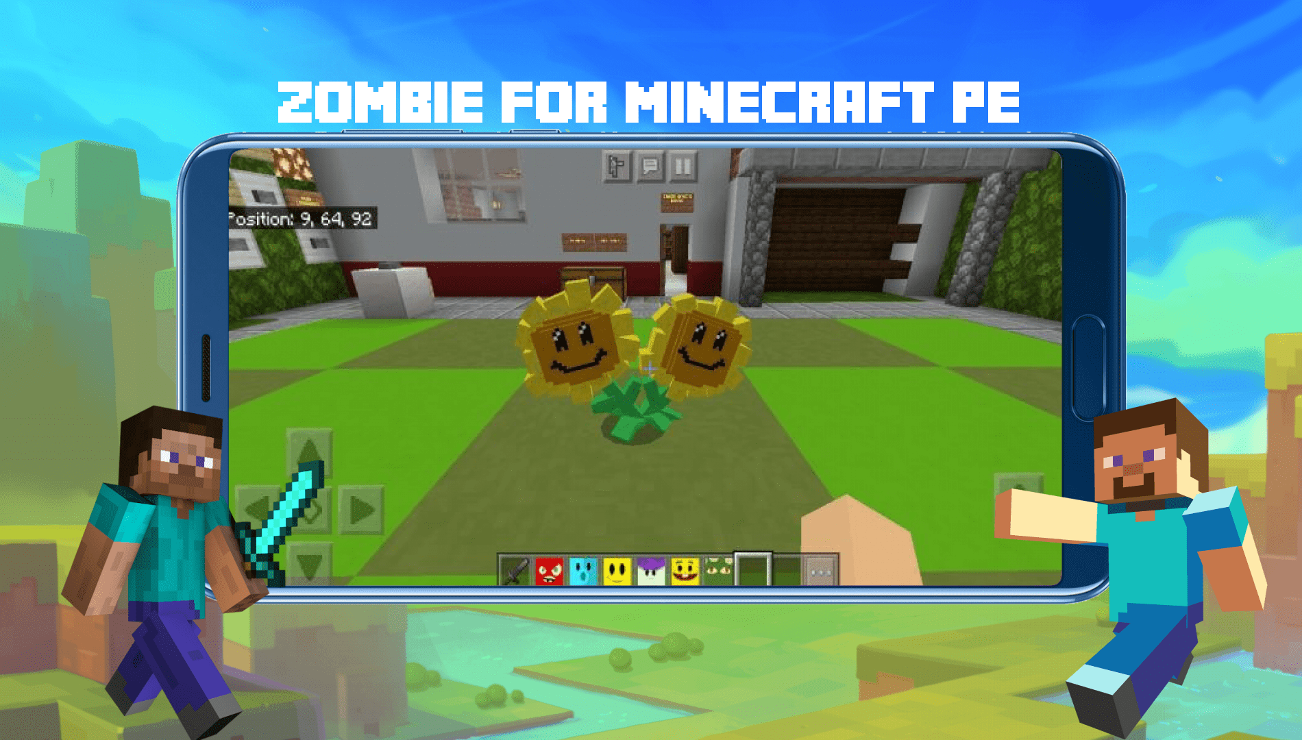 Zombie for Minecraft PE скачать бесплатно Утилиты на Android из каталога  RuStore от Беллер Александр Александрович