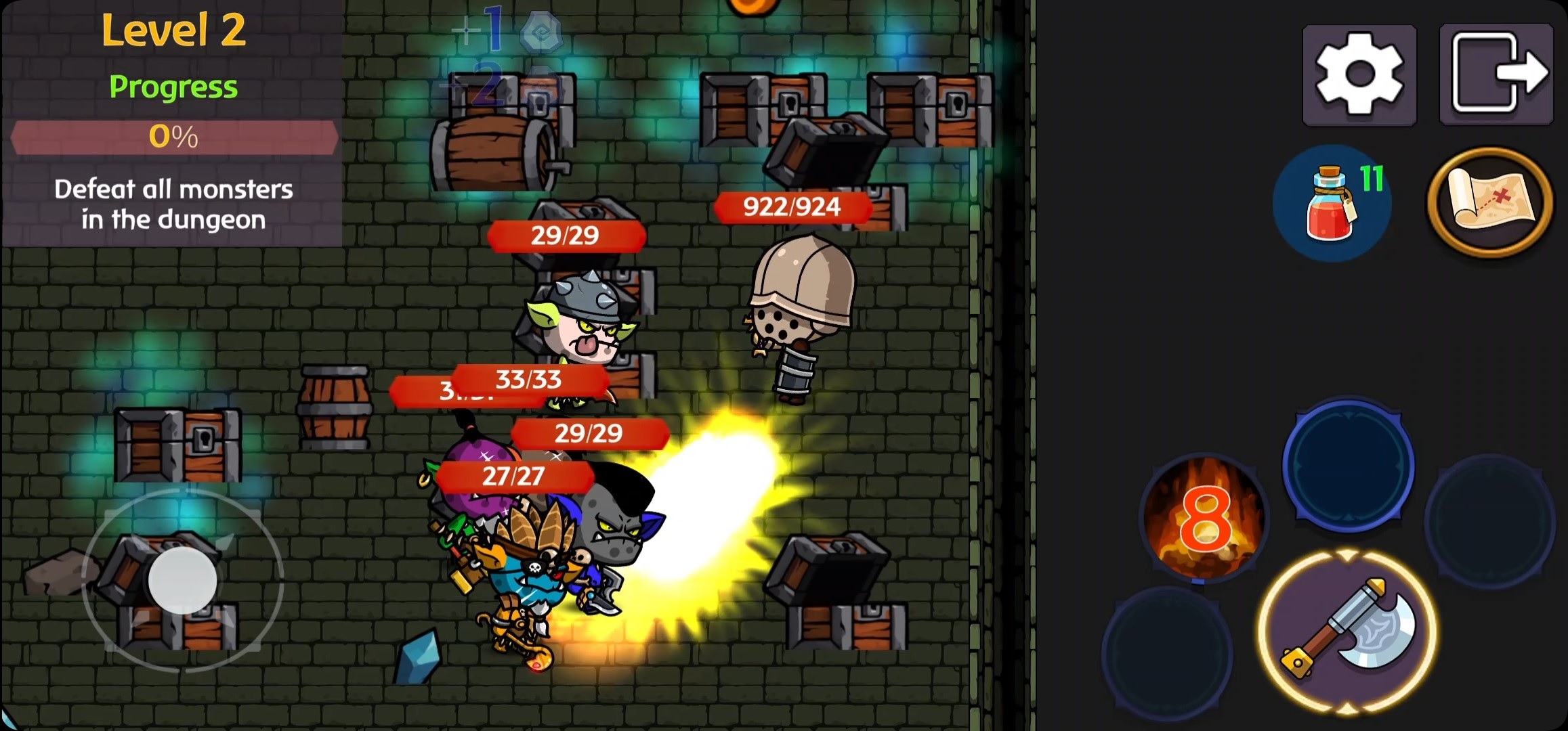 Roguelike RPG - охотник на гоблинов скачать бесплатно Ролевые на Android из  каталога RuStore от Вирясов Павел Павлович