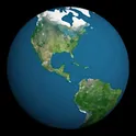 Earth 3D логотип