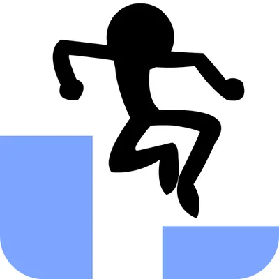 Stickman Race Ninja Jump, Roll And Run to Escape