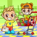 Vlad & Niki Supermarket game for Kids логотип