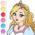 Принцесса Игра Раскраска логотип