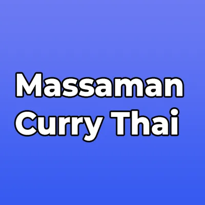 Massaman Curry Thai