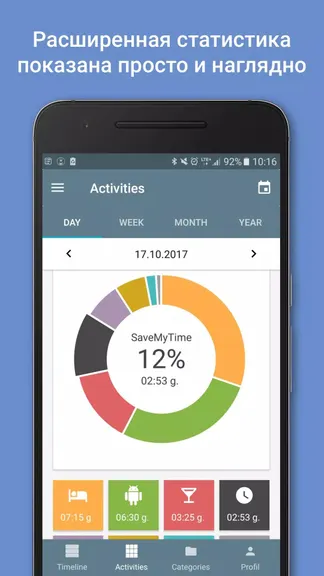 SaveMyTime - Time tracker — скачать для Android 5,0★ бесплатно 📱 в RuStore