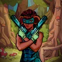 Защитники леса игра в стиле tower defense TD логотип