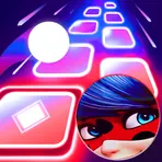 Ladybug Tiles Hop Music Game логотип