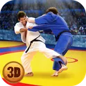 Judo Fighting Tiger 3D логотип