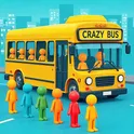 Crazy Bus: Игра парковка логотип