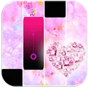 Pink Heart Diamond Magic Tiles 3 логотип