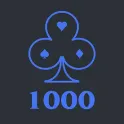1000 (Тысяча) Карточная игра логотип