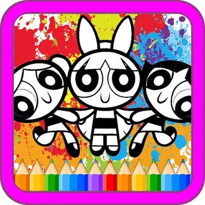 Power-Puf Girls Coloring Games