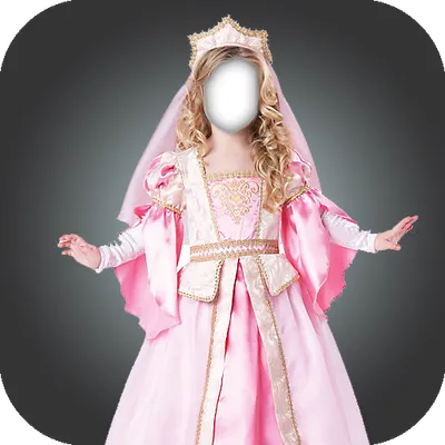 Little Princess costume montage photo frames