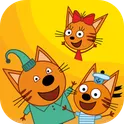 Три кота. игры для детей логотип