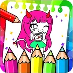 Coloring Gacha life Gacha Nox Gacha Nebula логотип