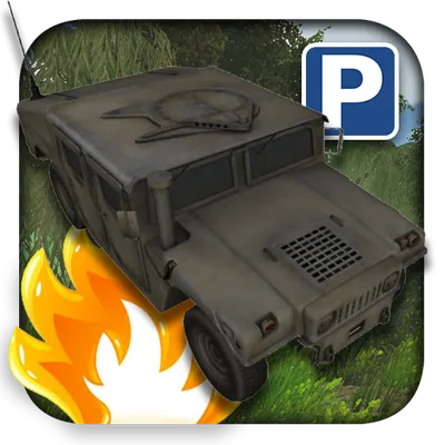 3D Military Car Parking