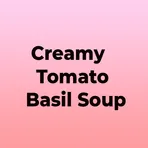 Creamy Tomato Basil Soup логотип