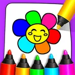 Coloring Games: Draw & Paint логотип