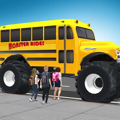 Super High School Bus Driving Simulator 3D - 2021