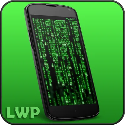 Digital Matrix Code Rain Live Wallpaper