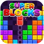 Super Blocks: Strategic Puzzle Fun логотип