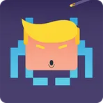 Trump Space Invaders логотип