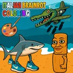 Italian Brainrot Coloring логотип