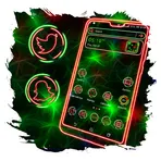 Green Light Mesh theme Launcher логотип
