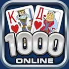 Тысяча 1000 Онлайн игра карты логотип