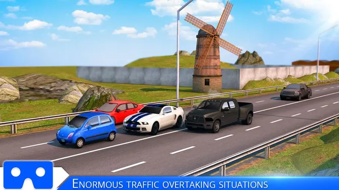 Игра VR Traffic Car Simulator: Endless Car Racing Game — Гоночные 3,7 ...
