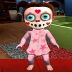 Pink Scary Mod Horror логотип