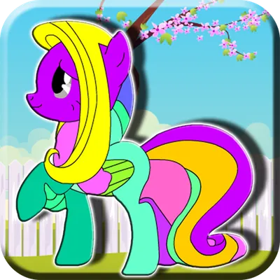 Coloring Game-Pony