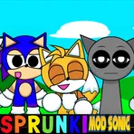 Sprunki Mod Sonic логотип