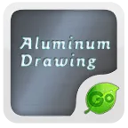 Aluminum Drawing GO Keyboard логотип