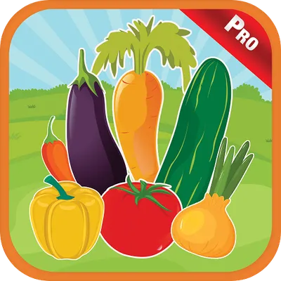 Vegetables Alphabet For Kids - Name & Match Games