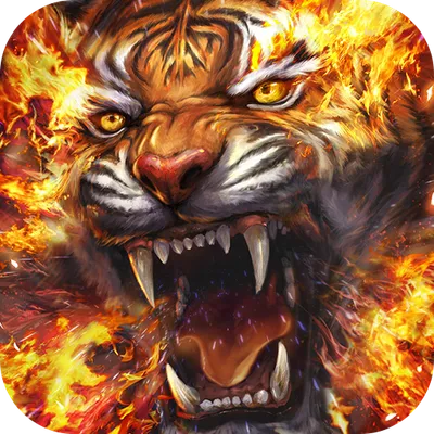 Fire Tiger Live Wallpaper