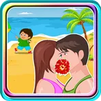 Kissing Game-Beach Couple Fun логотип