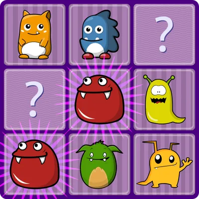 Memory Game: Match Monsters