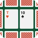 21 очко - без колоды (карточная игра) логотип