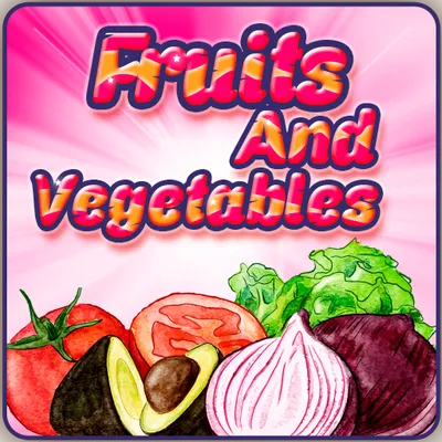 Fruit vegetables learning apps for kids fun games