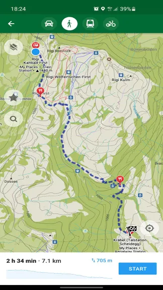 Скриншот Organic Maps 1