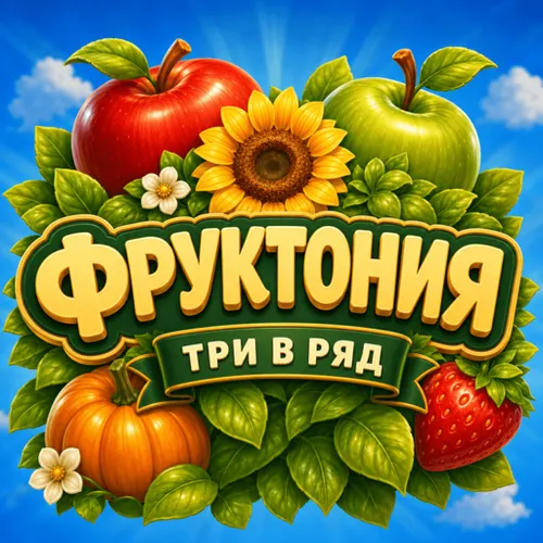 Фруктония: три в ряд — иконка