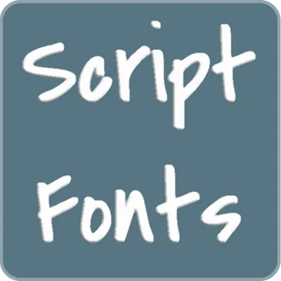 Script Fonts for FlipFont